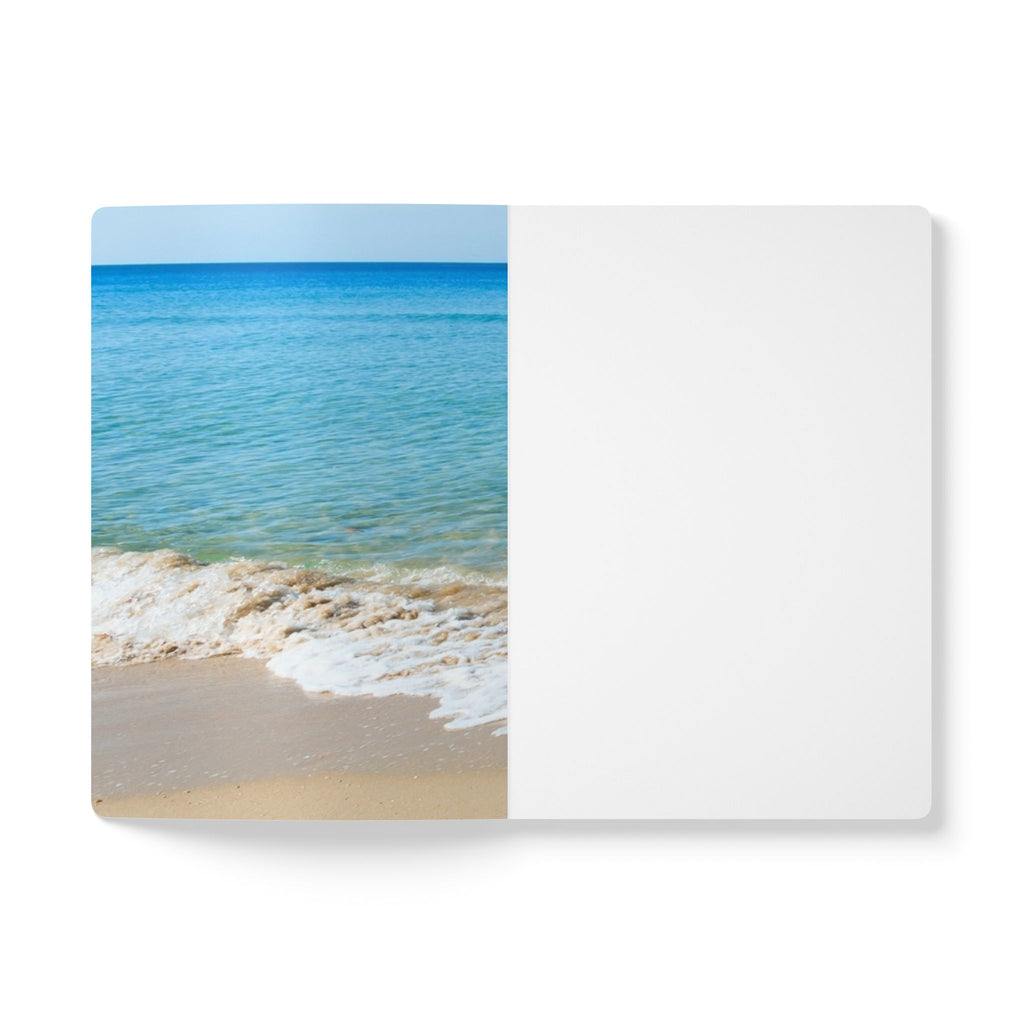 Salty State of Mind Softcover Journal — Beach Ocean Lined Notebook