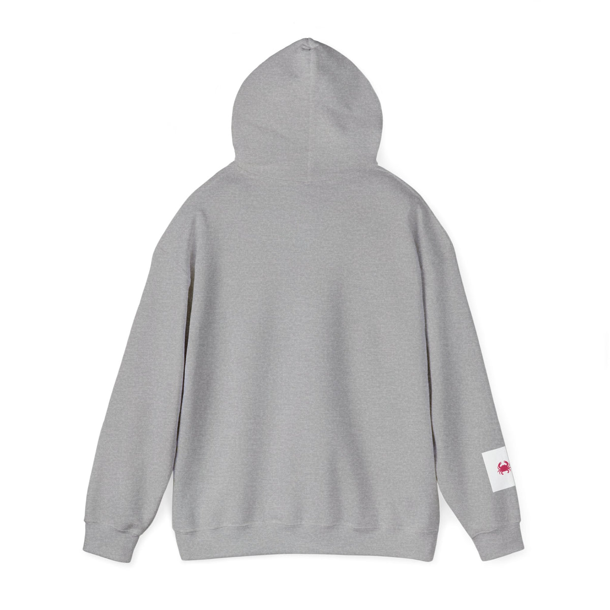 Beach Hoodie — "Salty Little Beach" Graphic Pullover with Crab Accent