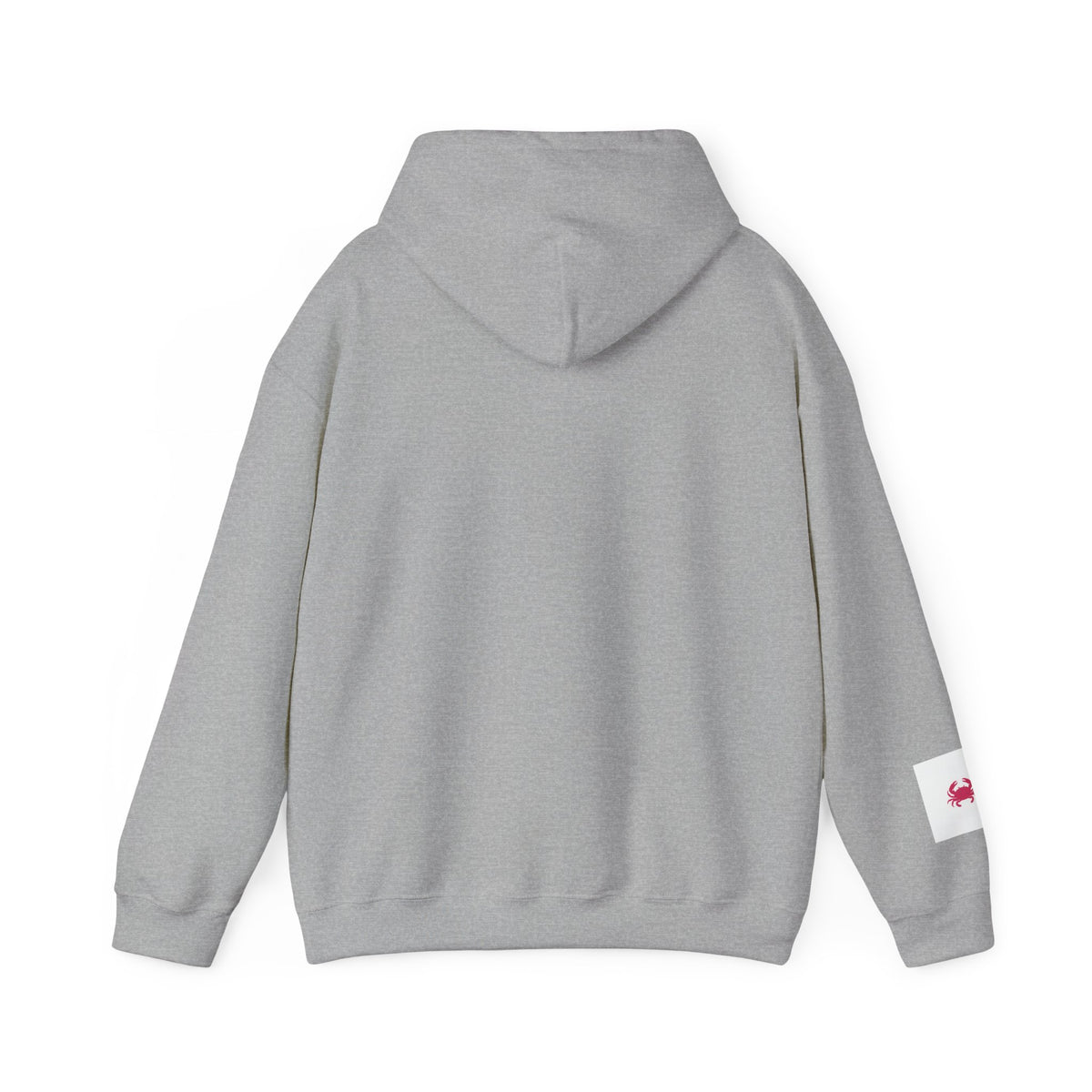 Beach Hoodie — "Salty Little Beach" Graphic Pullover with Crab Accent