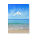 Salty State of Mind Softcover Journal — Beach Ocean Lined Notebook